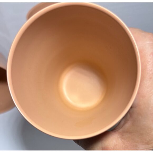 Melmac Cyanamid Set Of 4 Tan Plastic Drinking Cups Tumblers - Picture 7 of 14